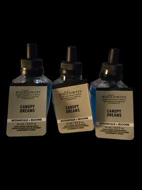 3pc Bath & Body Works Canopy Dreams Wallflowers Refills - NEW!!